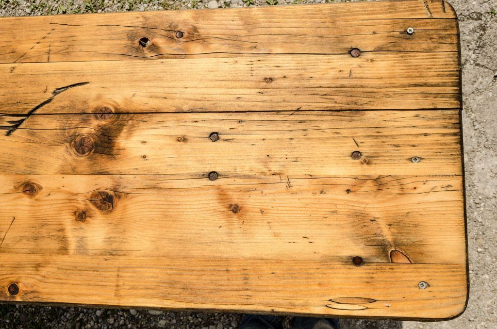 Biertisch naturfarben