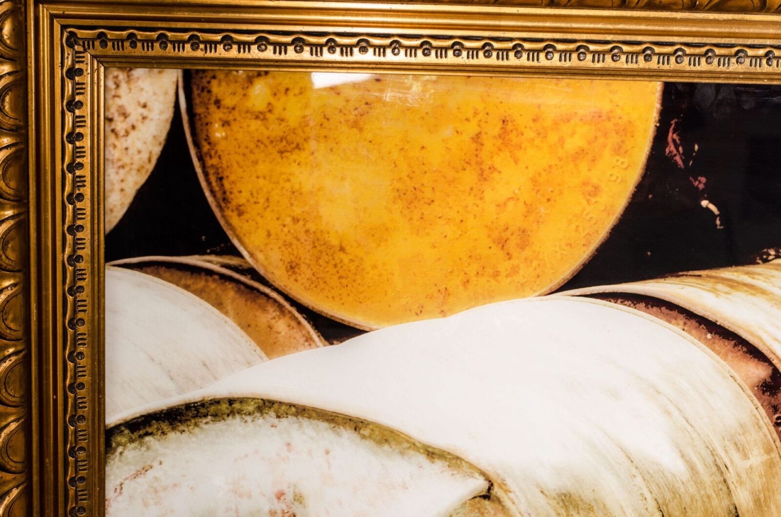 bedruckte Glassscheibe