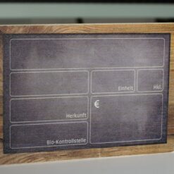 Presiauszeichnungsschilder Holz