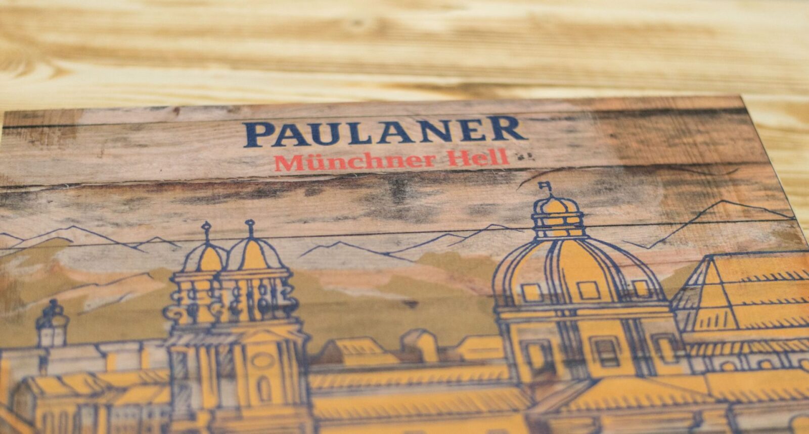 Grafikdruck auf Holz