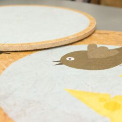 OSB Platten mit Rundschnitt