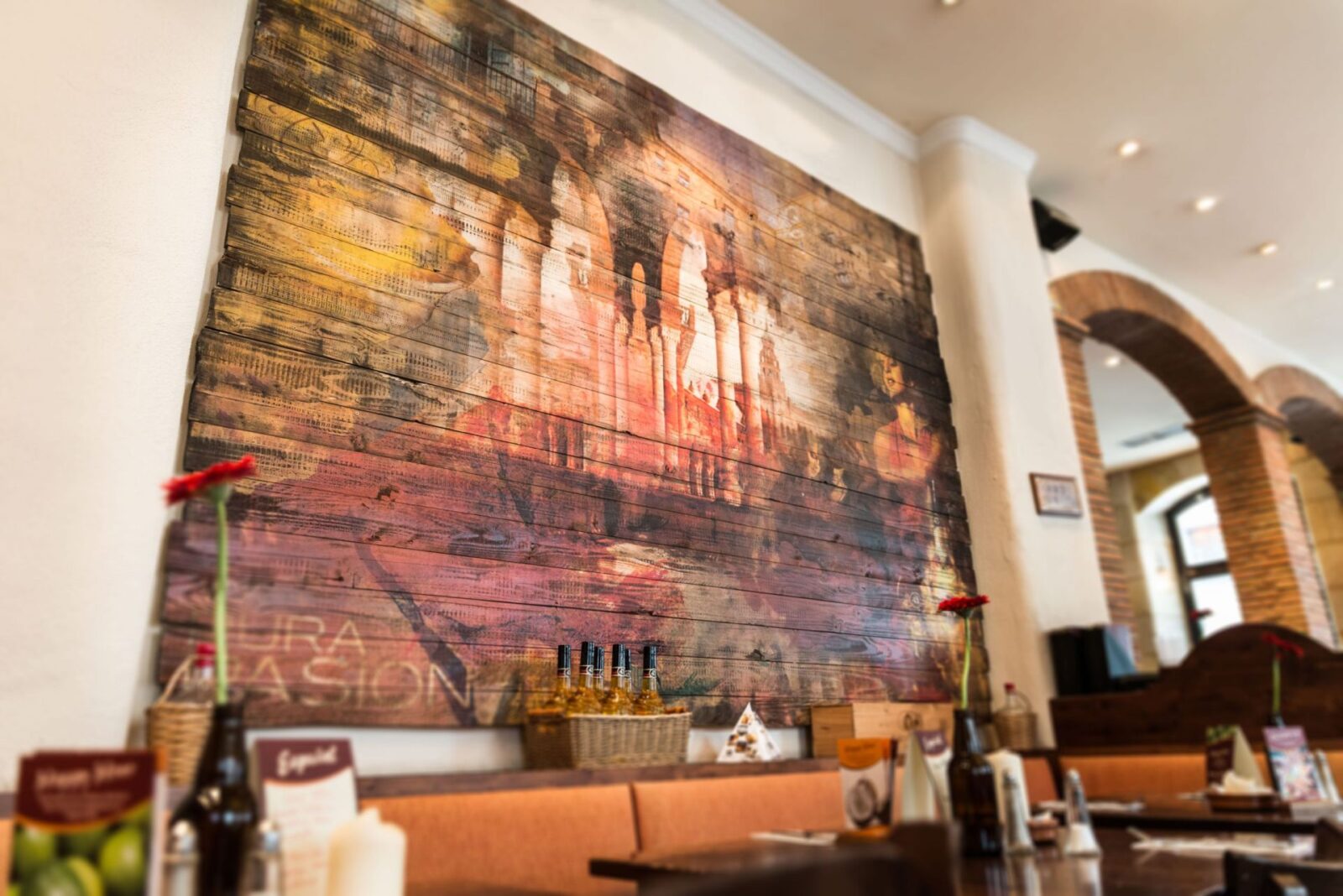 maßgeschneiderte Holzprodukte - Holzlattenbild