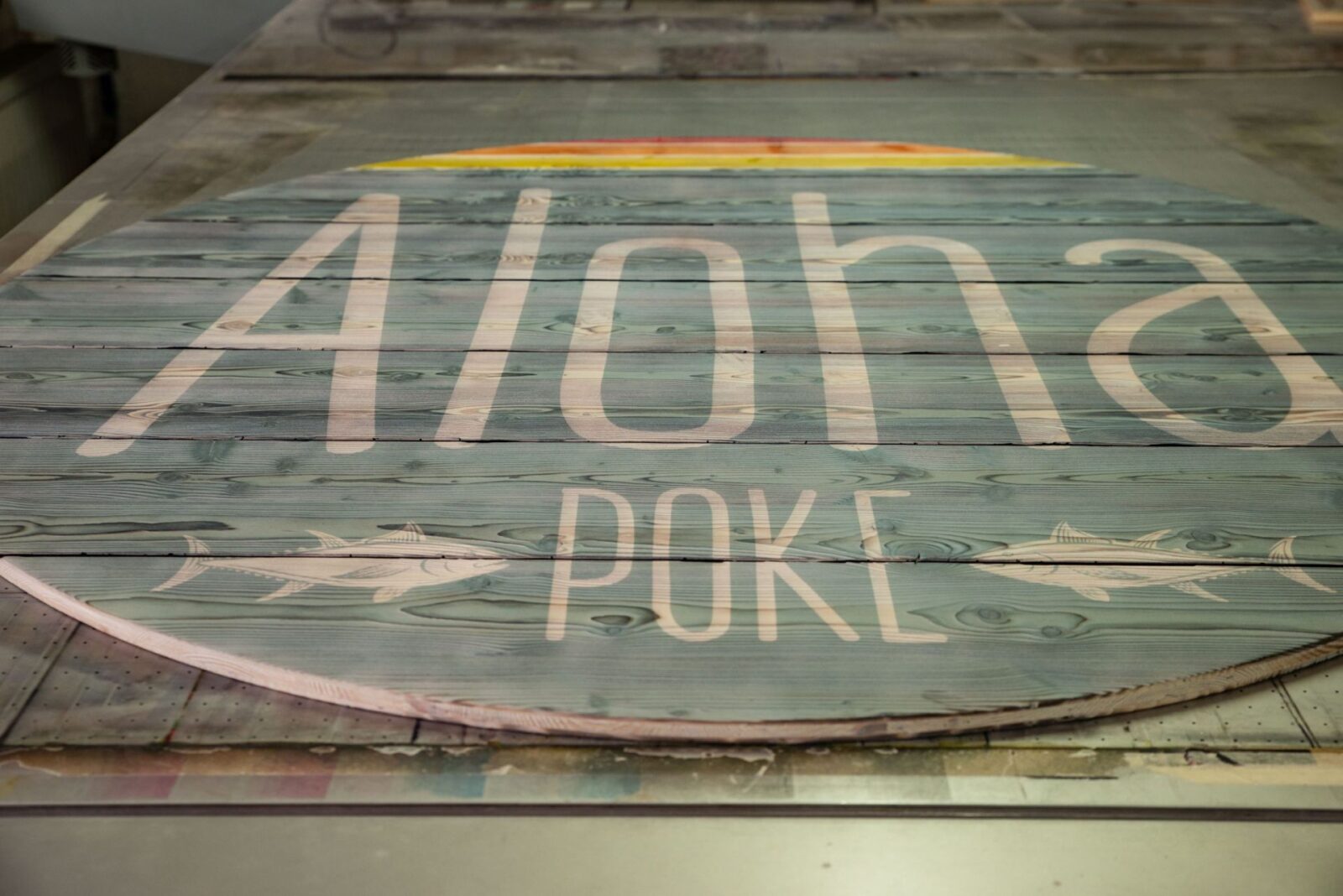 Zentrales gestalterisches Element für ein Restaurant