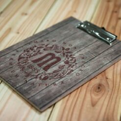 Bedrucktes Klemmbrett