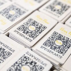 QR-Code-Karte Holz
