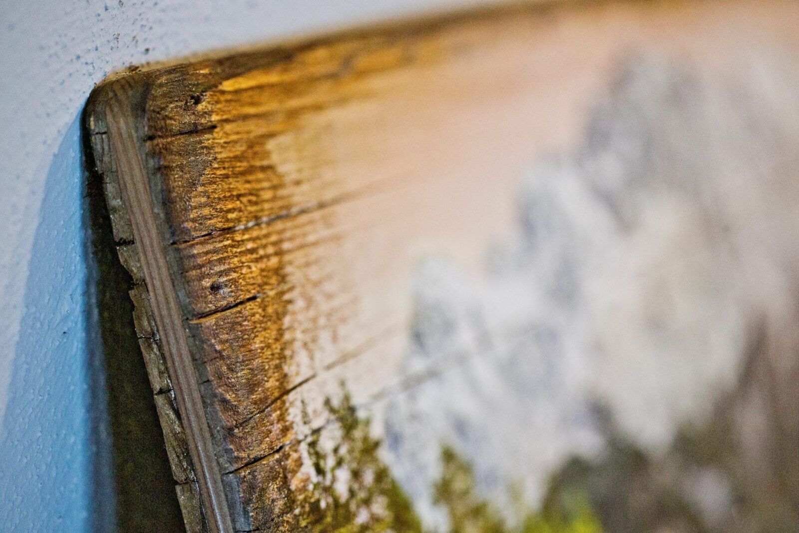 Detail Vintage - Holzdruck