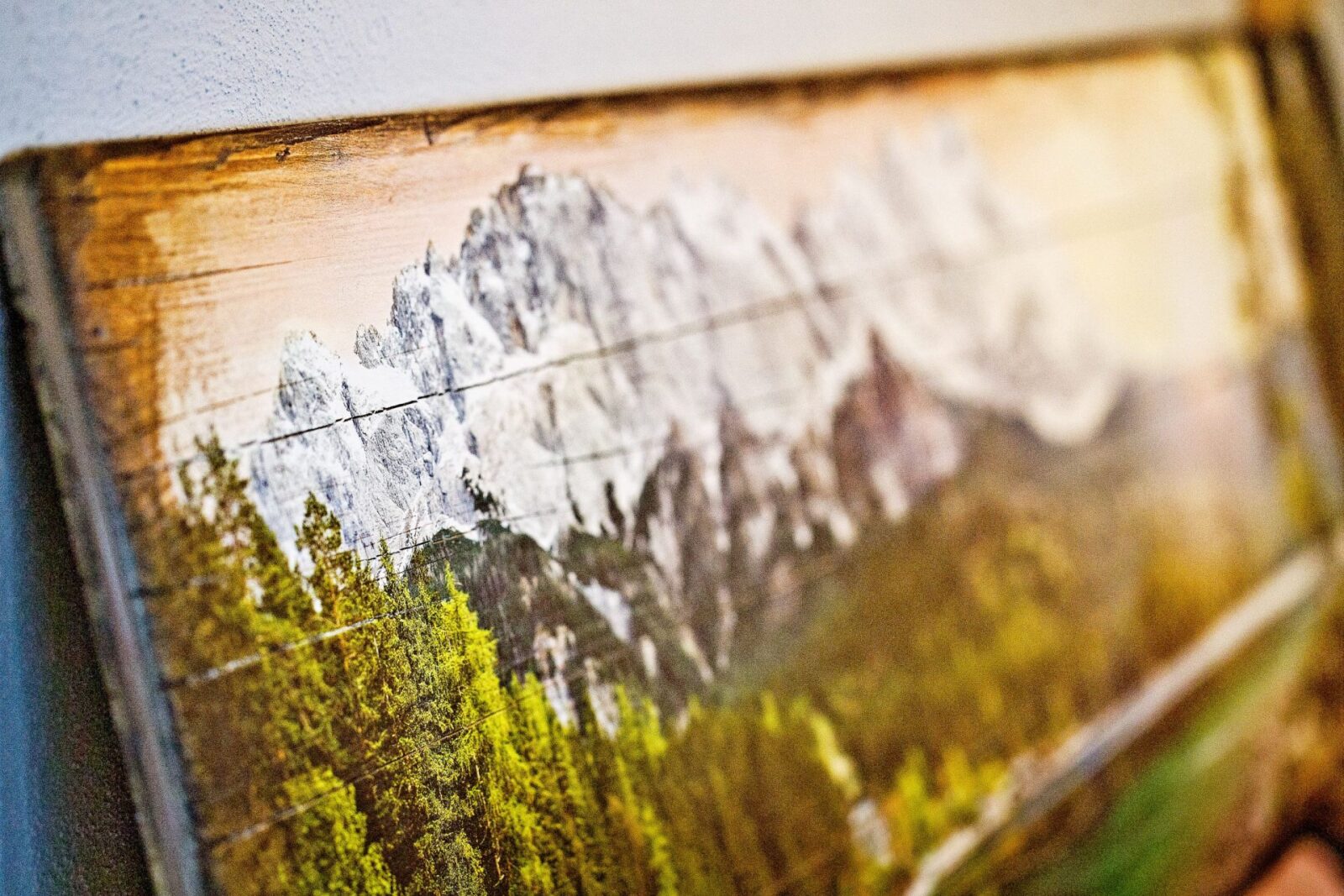 Detail Vintage - Holzdruck