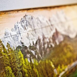 Detail Vintage - Holzdruck